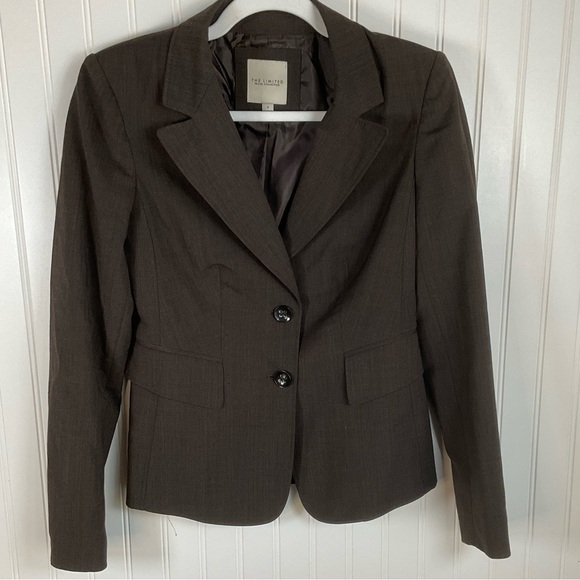 The Limited Brown Blazer jacket Travel Collection - Picture 1 of 4